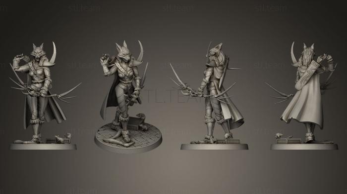 3D model Orc Huntress (STL)